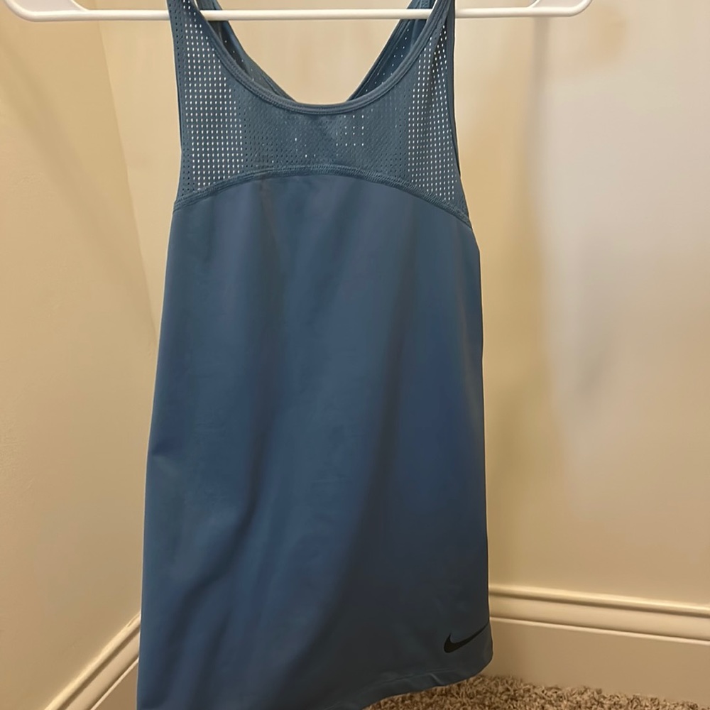 womens nike breathable tank top blue